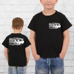 Bordstein Kinder T-Shirt B1000 Lieferwagen 2 schwarz  