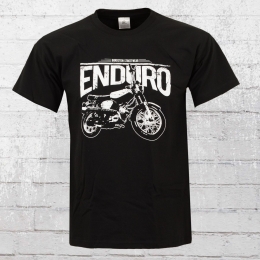 Bordstein Mnner T-Shirt Enduro schwarz 