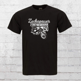 Bordstein Mens T-Shirt 2 Stroke Motorcycles from Zschopau black 
