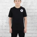 Converse Kinder T-Shirt Left Chest schwarz 