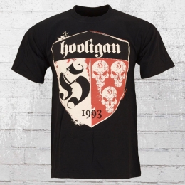 Hooligan Streetwear Männer T-Shirt Shelter schwarz 