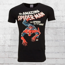 Logoshirt T-Shirt Herren Marvel The Amazing Spiderman schwarz 