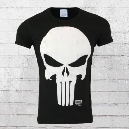 Logoshirt T-Shirt Männer Marvel Punisher schwarz 