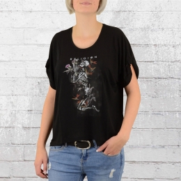 Religion Clothing Ladies Oversize Top Connection T-Shirt black 