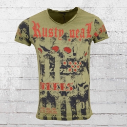 Rusty Neal Riders T-Shirt Men olive 