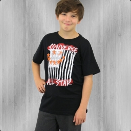Converse Kids T-Shirt Flag black 