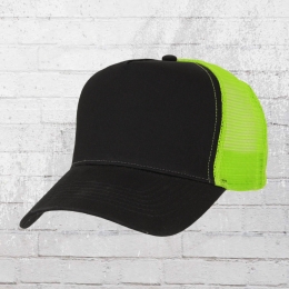 Beechfield Mesh Hat black green 