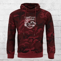 Bordstein KR 50 Hooded Sweater Keep It Old School red camouflage 