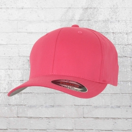 Flexfit Blanko Full Cap hot pink Mütze Kappe Schirmmütze 