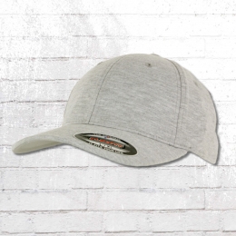 Flexfit Hat Double Jersey Blanko Cap grey heather 