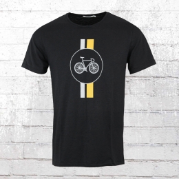 Greenbomb Männer T-Shirt Bike Highway schwarz 