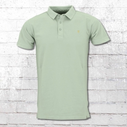 Indicode Mens Polo Shirt Abbortsford pale mint green 