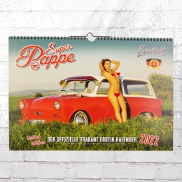 Super Pappe GDR Oldtimer New Calendar 2022 Hot Girls 