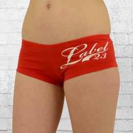 Label 23 Hot Pants Womens Panty red XS