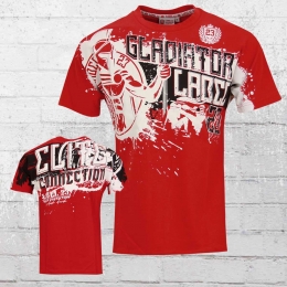 Label 23 T-Shirt Männer Gladiator rot 