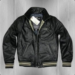 Cordon Leather Jacket Havard black 