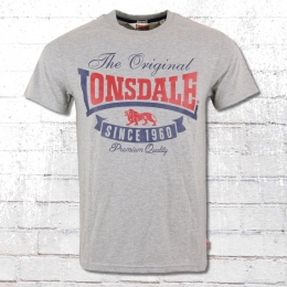 Lonsdale London Herren T-Shirt Corrie grau melange 