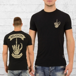 Religion Clothing Mens T-Shirt Finger black 