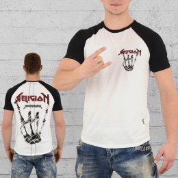 Religion Herren T-Shirt Rocker weiss schwarz 
