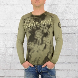 Rusty Neal Longsleeve T-Shirt Male No Mercy olive green 