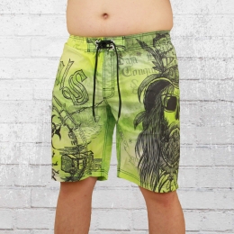 Scorpion Bay Swim Shorts PL Rock Jam vintage neon green XL