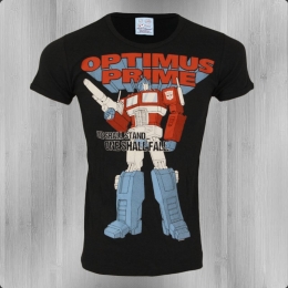 Logoshirt Optimus Prime T-Shirt Transformers One Shall Stand schwarz 