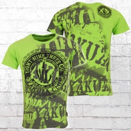 Yakuza Club T-Shirt Herren grün 