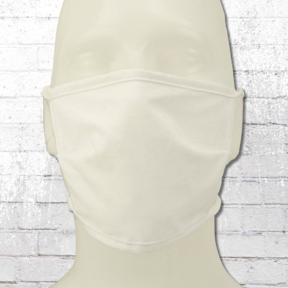 10er Pack Allbag Mund-Nasen-Maske mit Vliess Einlage weiss 