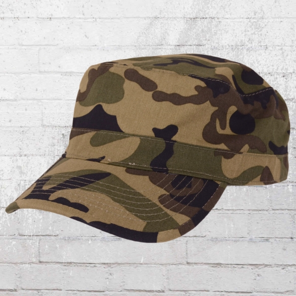 Beechfield Military Curved Army Cap Military woodland camo 