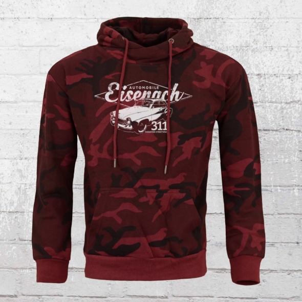 Bordstein Camo Hoody 311 Eisenach Hooded sweater red L