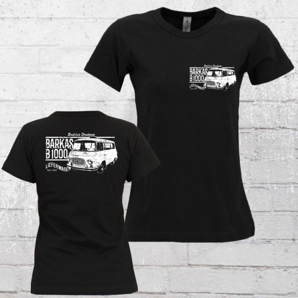 Bordstein Womens T-Shirt B1000 Delivery Van 2 black 