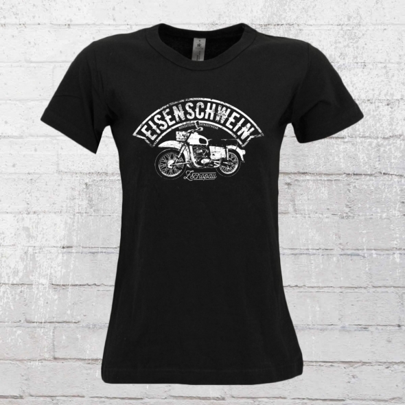 Bordstein Womens T-Shirt Iron Pig ES black 