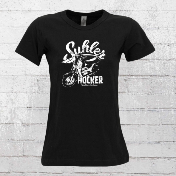 Bordstein Womens T-Shirt Suhler Hocker SR50 black 