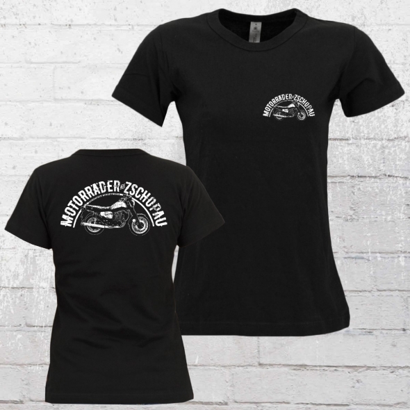 Bordstein Womens T-Shirt Motorrder aus Zschopau 2 ETZ 150 black 