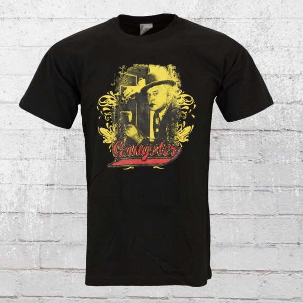 Funshirt Mens T-Shirt Egon Gangster black 5XL