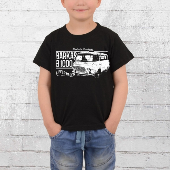 Bordstein Kinder T-Shirt B1000 Lieferwagen schwarz 98-104