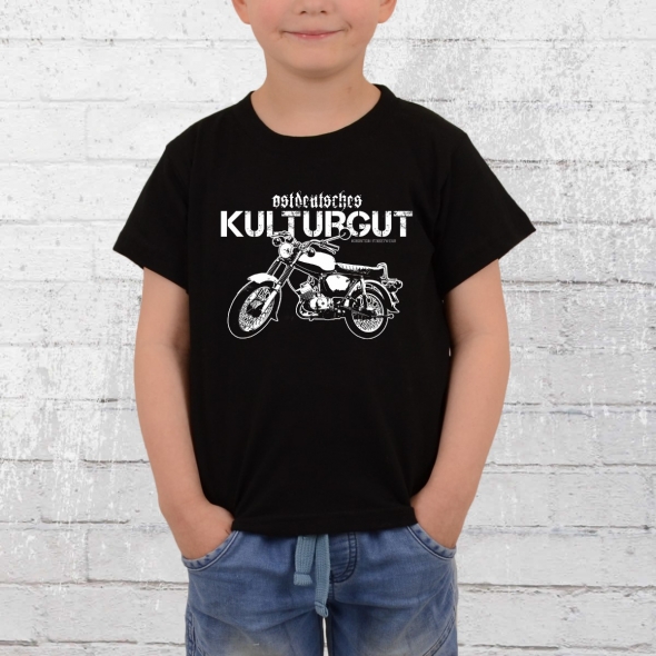 Bordstein Kinder T-Shirt Ostdeutsches Kulturgut schwarz 98-104