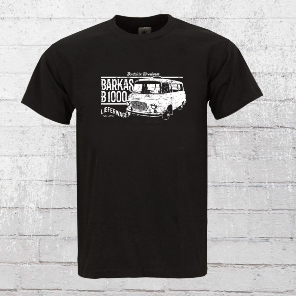 Bordstein Mens T-Shirt B1000 Delivery Van Bus black 