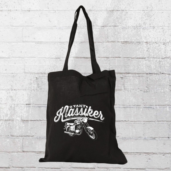 Bordstein Streetwear Cotton Bag 2-Takt Klassiker TS150 black 