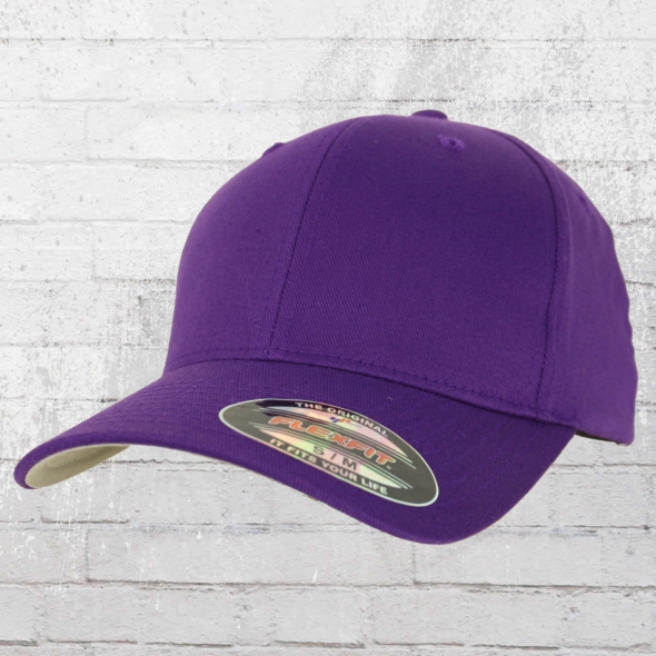 Flexfit Hat Blanko Cap purple XS/S