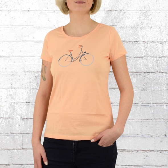 Greenbomb Fahrrad Frauen T-Shirt Bike Femme apricot 