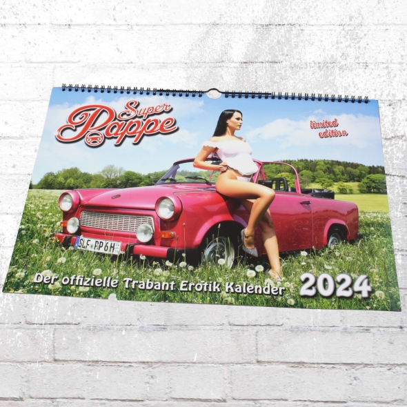 Super Pappe GDR Oldtimer New Calendar 2024 Hot Girls 