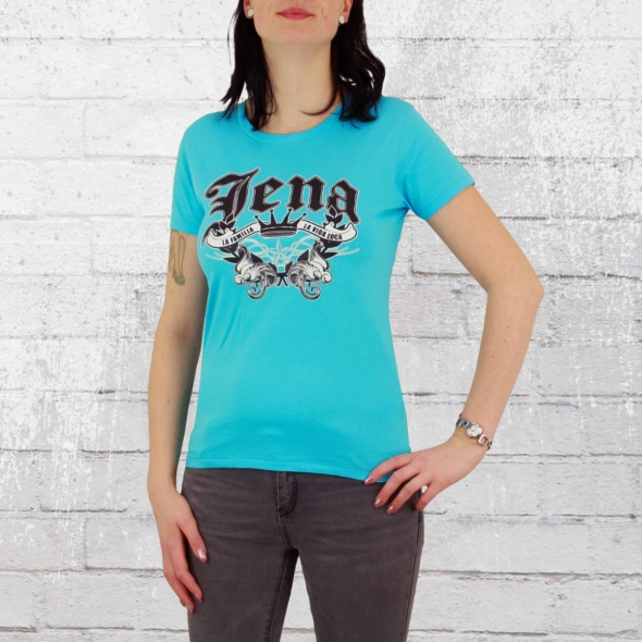 La Vida Loca Frauen T-Shirt Jena hellblau 