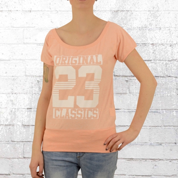 Label 23 Damen T-Shirt Original Classic orange melange 