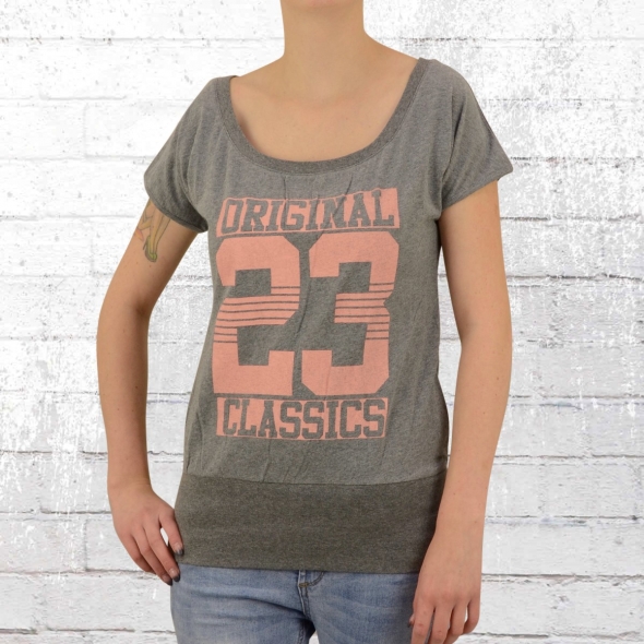 Label 23 Frauen T-Shirt Original Classic grau melange 
