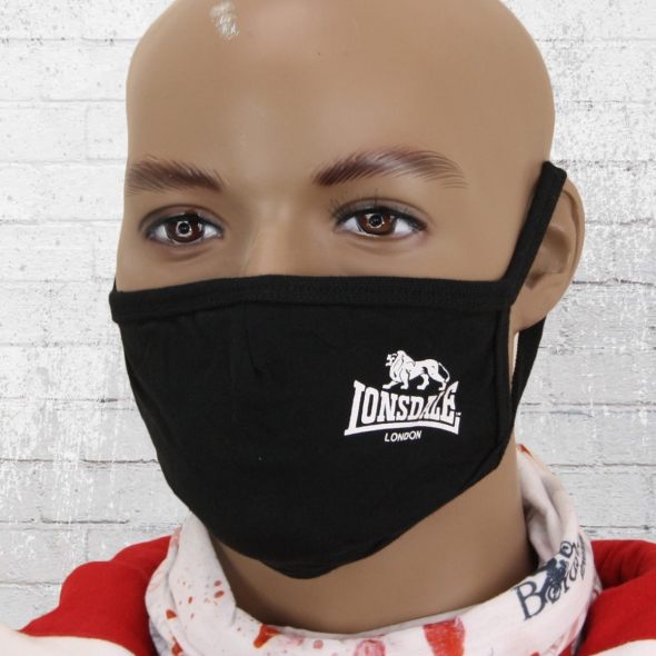 Lonsdale London Community Maske schwarz 
