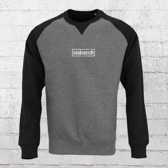 Eastgerman Authentic Baseball Male Sweater grey black L