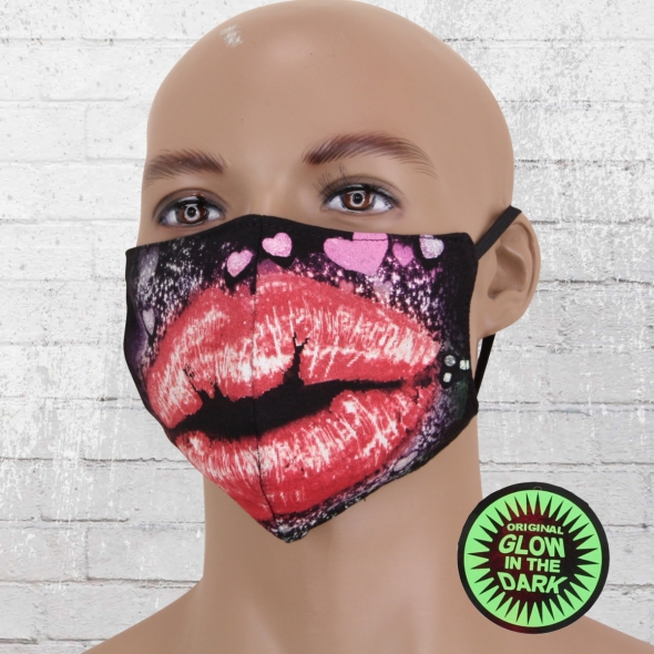 Viper Mask Glow In The Dark Kissing Mouth 