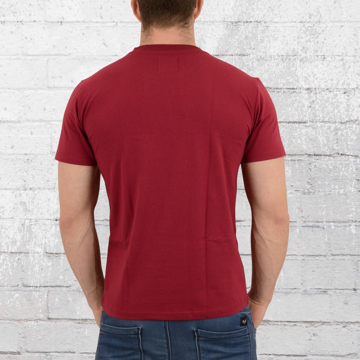 Order now | PG Wear T-Shirt Men Stadium Banned dark red maroon