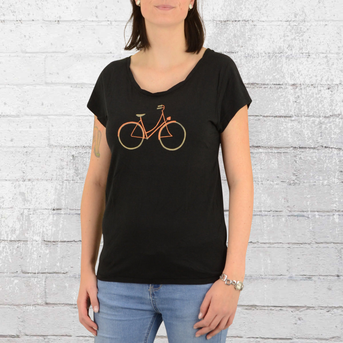 Jetzt bestellen Greenbomb Fahrrad Damen TShirt Bike